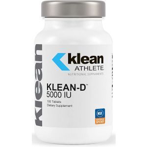 Витамин D3 для спортсменов, Klean-D, Klean Athlete, 5000 МЕ, поддержка иммунного здоровья, восстановления мышц, абсорбции кальция и прочности костей, 100 таблеток
