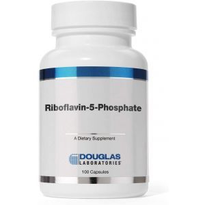 Рибофлавин-5-фосфат, Riboflavin-5-Phosphate, поддерживает выработку энергии, клеточное дыхание, зрение и кожу, Douglas Laboratories, 10 мг, 100 капсул