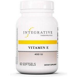 Витамин Е, токоферолы, Vitamin E, Integrative Therapeutics, 400 МЕ, 60 гелевых капсул