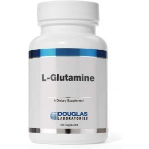 L-глутамин, поддерживает ЖКТ и иммунную систему, L-Glutamine, Douglas Laboratories, 500 мг., 100 капсул