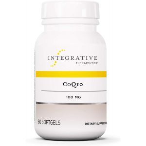 Коэнзим Q10 (убихинон), CoQ10, Integrative Therapeutics, 100 мг, 60 гелевых капсул