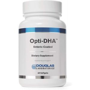 Омега-3, поддержка сердечно-сосудистой системы, Opti-DHA Enteric-Coated, Douglas Laboratories, 60 капсул