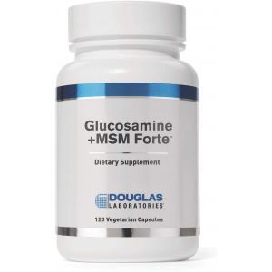 Поддержка здоровья стареющих суставов, Glucosamine + MSM Forte, Douglas Laboratories, 120 капсул
