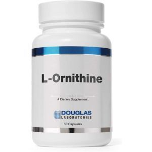 L-орнитин, L-Ornithine, поддерживает заживление ран, гормоны и работу ЖКТ, Douglas Laboratories, 500 мг., 60 капсул