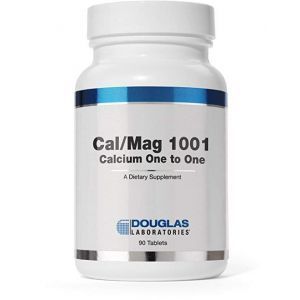 Кальций и магний, Cal/Mag 1001 (Calcium One to One), Douglas Laboratories, 180 таблеток 