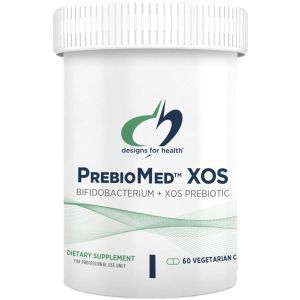Пробиотики + пребиотик, PrebioMed XOS, Designs for Health, 10 млрд. КОЕ, 60 вегетарианских капсул