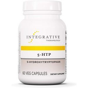 Поддержка настроения, 5-гидрокситриптофан, 5-HTР, Integrative Therapeutics, 50 мг, 60 вегетарианских капсул