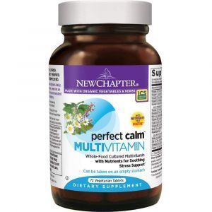 Мультивітаміни для жінок і чоловіків, Perfect Calm - Daily Multivitamin, New Chapter, 72 таблетки