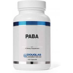 ПАБК, поддерживает здоровую кожу и волосы, PABA, Douglas Laboratories, 500 мг., 100 капсул
