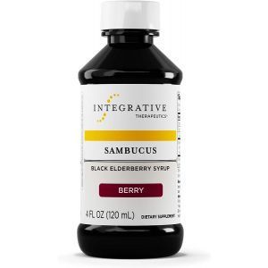 Черная бузина, Sambucus, Integrative Therapeutics, сироп, вкус  ягод, 120 мл