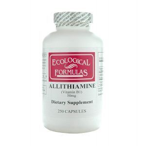 Аллитиамин (витамин В1), Allithiamine, Ecological Formulas, 50 мг, 250 капсул