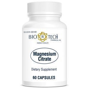 Магний цитрат, Magnesium Citrate, Bio-Tech, 60 капсул