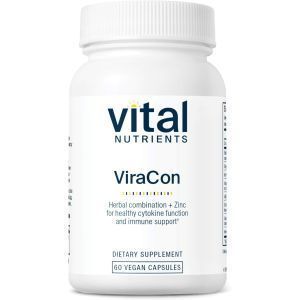 Поддержка иммунитета, травяная формула, ViraCon, Vital Nutrients, 60 веганских капсул