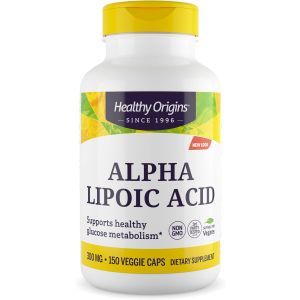 Альфа-липоевая кислота, Alpha Lipoic Acid, Healthy Origins, 300 мг, 150 капсул (Default)