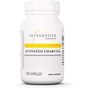 Активированный уголь, Activated Charcoal, Integrative Therapeuticsl, 560 мг, 100 капсул