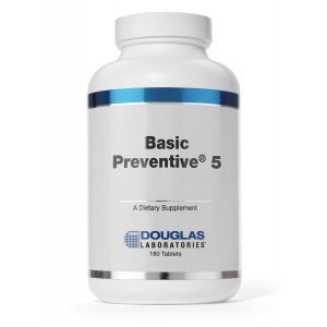 Витамины и минералы без железа и меди, Basic Preventive 2, Douglas Laboratories, 180 таблеток (Default)