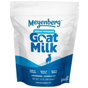 Сухое козье молоко, Goat Milk, Meyenberg, обезжиренное, 340 г
