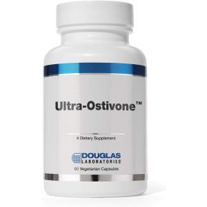 Иприфлавон с кальцием и витамином D для поддержки структуры и функции костей, Ultra-Ostivone, Douglas Laboratories, 60 капсул