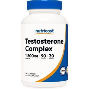 Повышение уровня тестостерона, Testosterone Complex, Nutricost, комплекс, 90 капсул