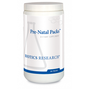 Витамины для матерей, Pre-Natal Packs, Biotics Research, 30 пакетиков