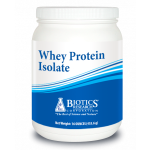 Сывороточный протеин, изолят, Whey Protein Isolate, Biotics Research, 453.6 г.