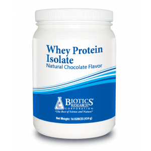 Сывороточный протеин, изолят, шоколад, Whey Protein Isolate, Biotics Research, 434 г.