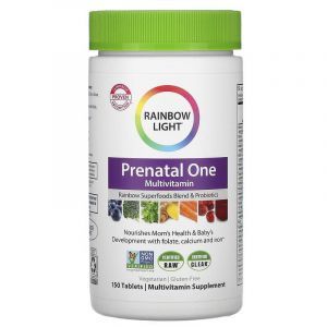 Витамины для беременных, Prenatal One, Rainbow Light, 150 таблеток