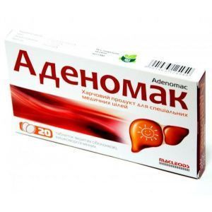 Аденомак, Маклеодс Фармасьютикалз Лимитед, 20 таблеток