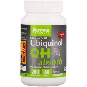 Убихинол (QH-absorb, Ubiquinol), Jarrow Formulas, 200 мг, 60 капсул (Default)
