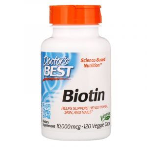 Биотин, Biotin, Doctor's Best, 10 000 мкг, 120 капсул (Default)