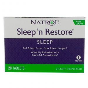 Здоровый сон, Sleep 'n Restore, Natrol, 20 таблеток