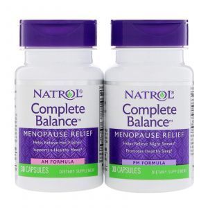 Менопауза повний комплекс, Complete Balance for Menopause, Natrol, 2 банки по 30 капсул
