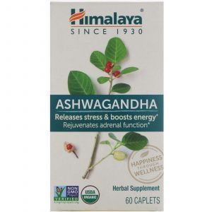 Ашваганда, Ashwagandha, Himalaya Herbal Healthcare, 60 таблеток