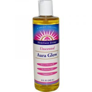 Масло для тела и массажа, Aura Glow, Heritage Products, без запаха, 240 мл