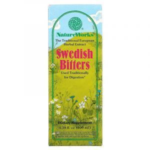Шведская горечь, Swedish Bitters, NatureWorks, Nature's Way, европейский травяной экстракт, 100 мл
