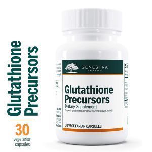 Антиоксидантная поддержка, Glutathione Precursors, Genestra Brands, 30 вегетарианских капсул