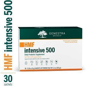 Пробиотики для ЖКТ, HMF Intensive 500, Genestra Brands, 500 млрд. КОЕ, 30 пакетиков по 5 грамм