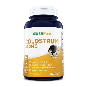 Молозиво, Colostrum, NusaPure, 650 мг, 180 капсул