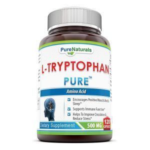 L-триптофан, L-Tryptophan, Pure Naturals, 500 мг, 120 капсул
