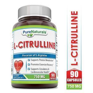 Цитруллин, L-Citrulline, Pure Naturals, 750 мг, 90 капсул