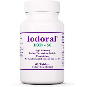 Йодорал, Iodoral, IOD-50, Optimox, 50 мг, 60 таблеток