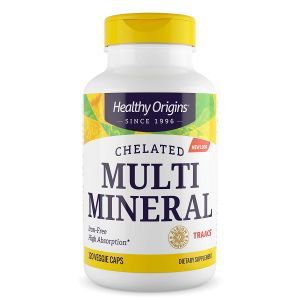 Хелатированный мультиминерал, Chelated Multi Mineral, Healthy Origins, 120 кап.
