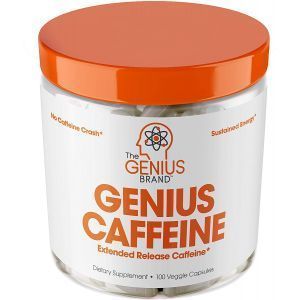 Кофеин натуральный, Natural Caffeine, Nutricost, 200 мг, 250 вегетарианских капсул
