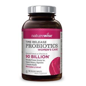 Пробиотики для женщин, Probiotics, Women's Care, NatureWise, 40 кап.