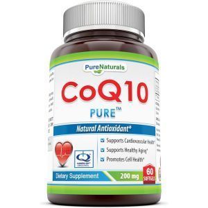 Коэнзим Q10, CoQ10, Pure Naturals, 200 мг, 60 гелевых капсул