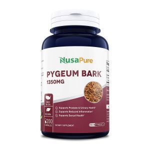 Пиджеум (африканская слива), кора, Pygeum Bark, NusaPure, 1350 мг, 200 капсул