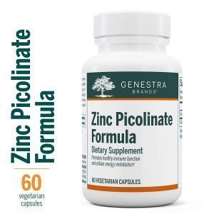 Пиколинат цинка, Zinc Picolinate, Genestra Brands, 60 вегетарианских капсул