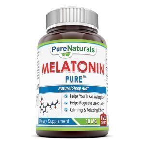 Мелатонин, Melatonin, Pure Naturals, 10 мг, 120 таблеток