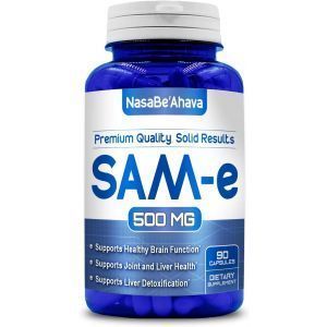 S-аденозилметионин, SAM-e, NasaBeAhava, 500 мг, 90 капсул