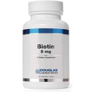 Биотин, Biotin , Douglas Laboratories, 8 мг, 120 капсул